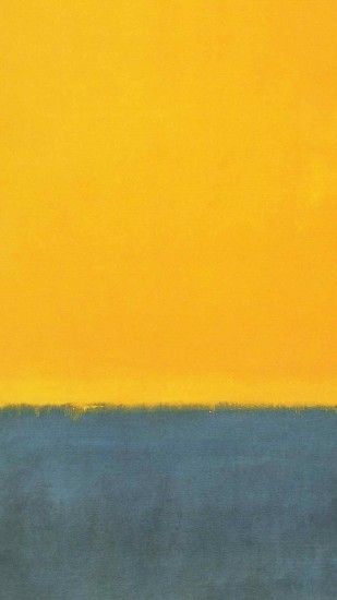 Classic Mark Rothko Style Paint Art Yellow