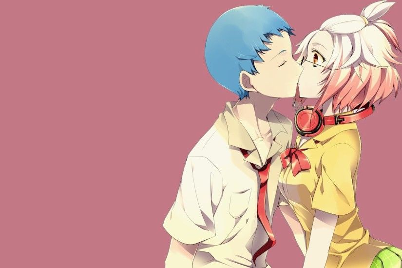 Anime Couple Kiss ...