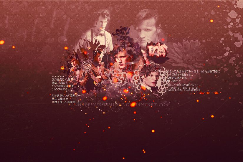 Matt Smith as the doctor wallpaper by HappinessIsMusic