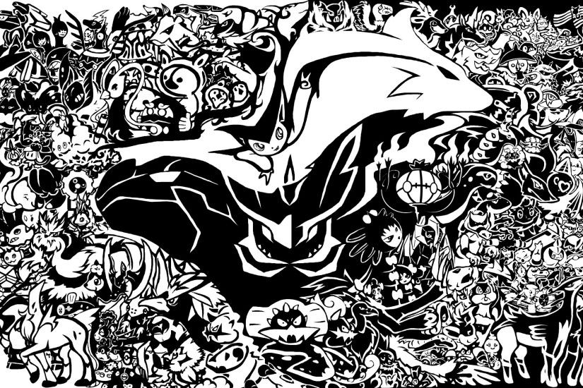 Pokemon-Black-And-White-Background