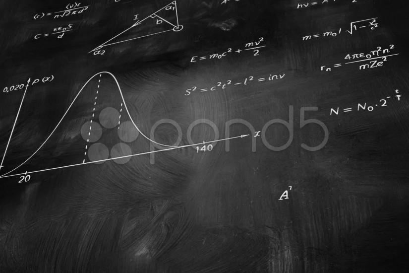 Chalkboard Math FullHD Wallpaper