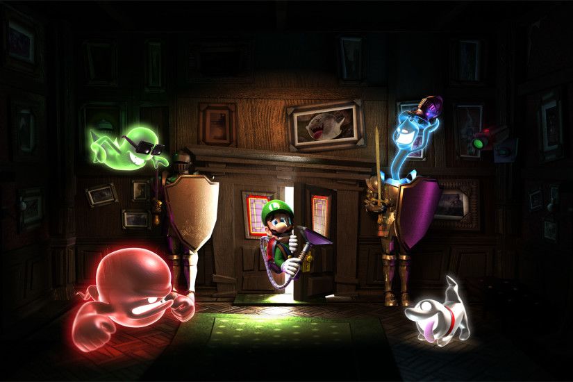 Video Game - Luigi's Mansion Nintendo Ghost Video Game Wallpaper