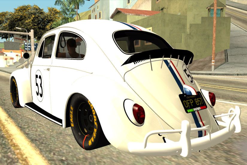 Volkswagen Beetle Herbie Fully Loaded for GTA San Andreas left view