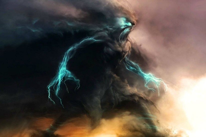 Walking storm weather abstract #wallpaper