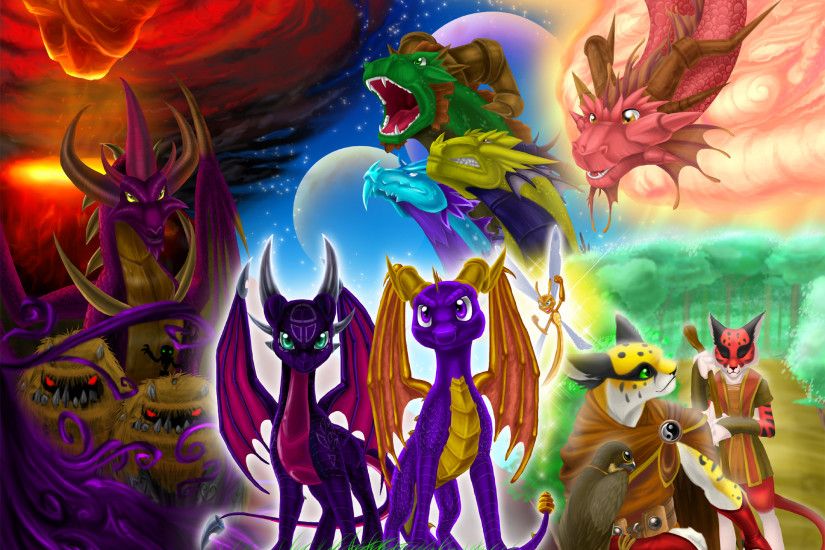 This is all from The Legend of Spyro: Dawn of the Dragon