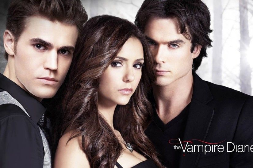 Stefan Damon And Elena - The Vampire Diaries ...
