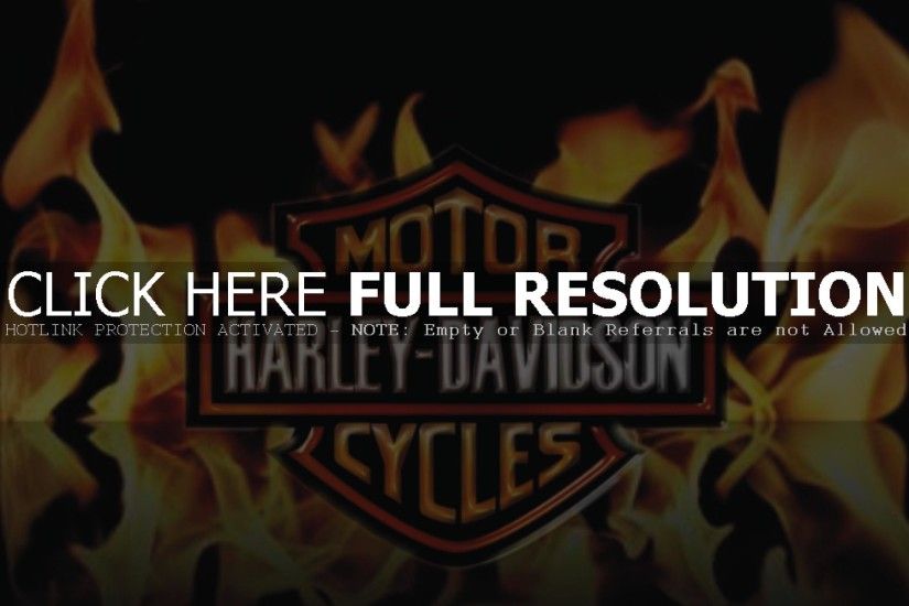 Harley Davidson Logo Fire Motorcycle (id: 193137)