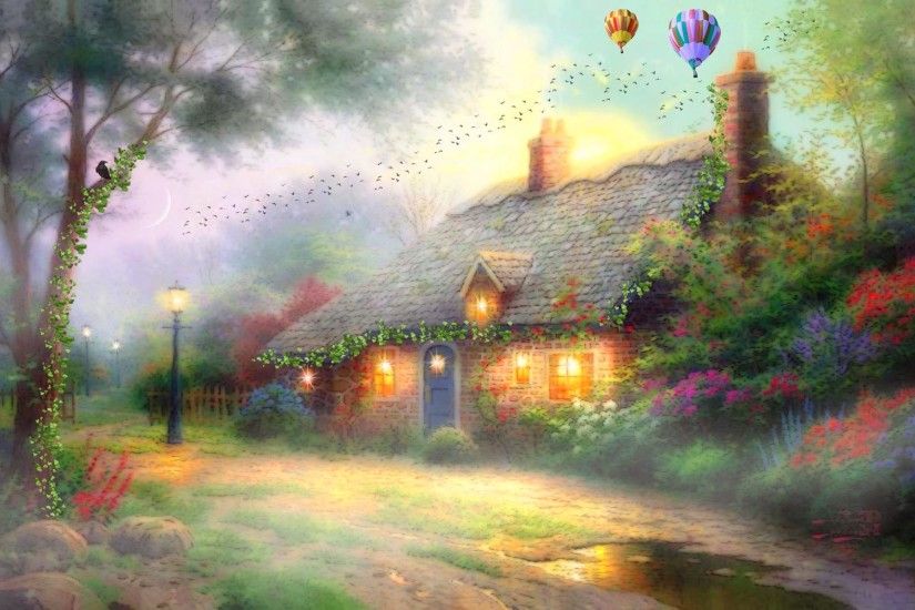 Desktop wallpapers & photos - Fantasy - Fairy village -