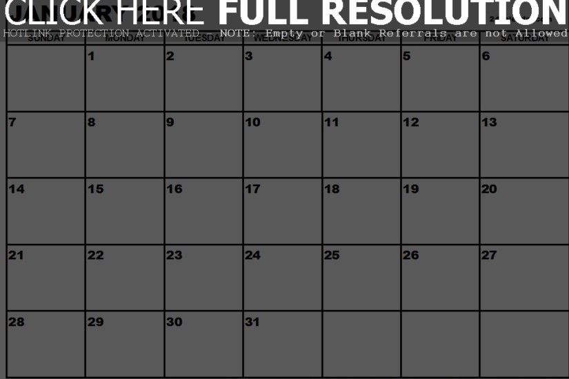 January 2018 Calendar In Excel