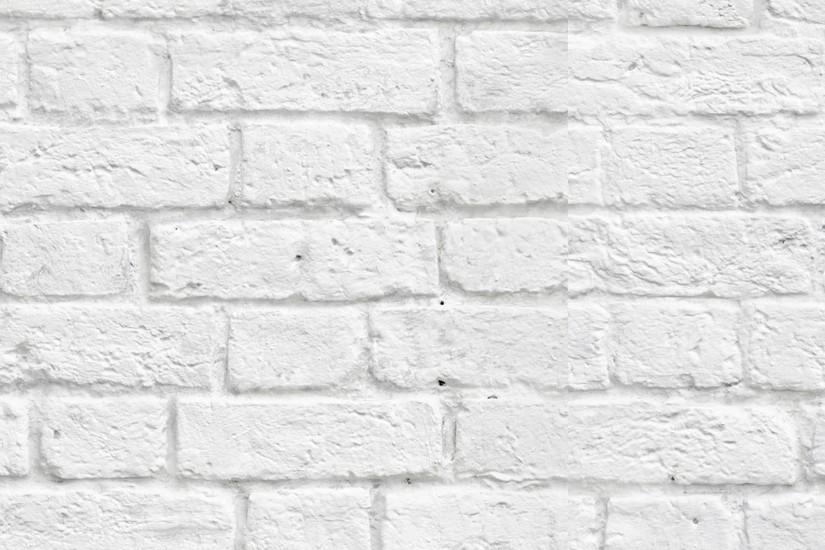 Classic White Bricks Wallpaper