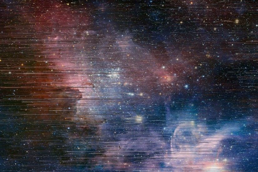 glitch Art, Space, Nebula, Pixel Sorting, Stars Wallpapers HD / Desktop and  Mobile Backgrounds
