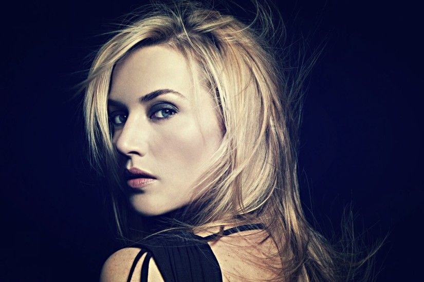 Preview wallpaper kate winslet, blonde, face, hair, eyes, shadow 1920x1080