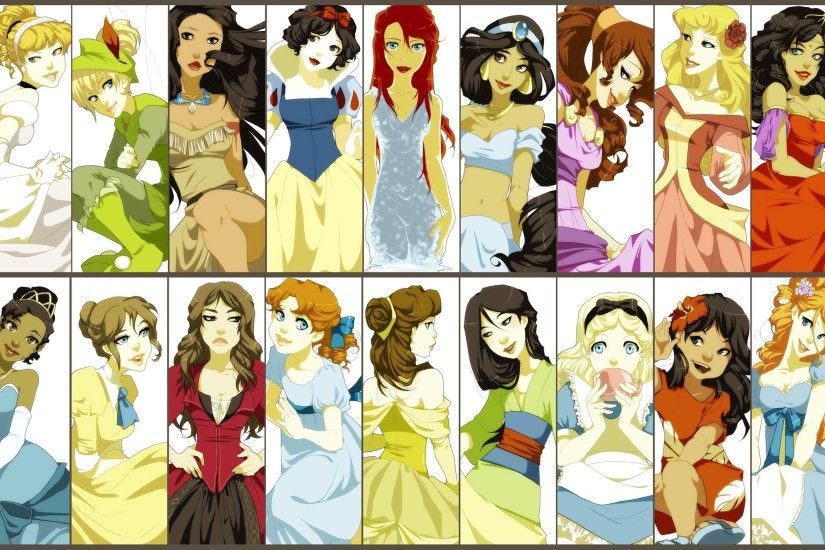 Disney, Snow White, Alice In Wonderland, Tinkerbell, Sleeping Beauty,  Jasmine, Aladdin, Pocahontas, Cinderella, Beauty And The Beast, Tarzan  Wallpapers HD ...