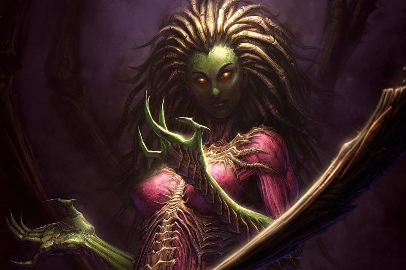 queen of blades sarah kerrigan starcraft fantasy storm