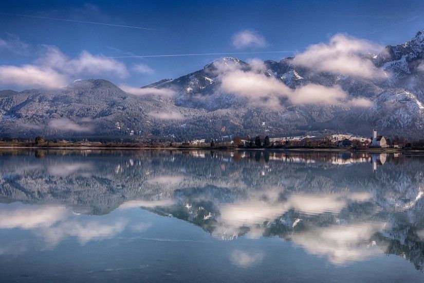Germany Tag - Alps Germany Reflection Bavaria Mountains Lake Nature  Wallpaper Hd Desktop for HD 16