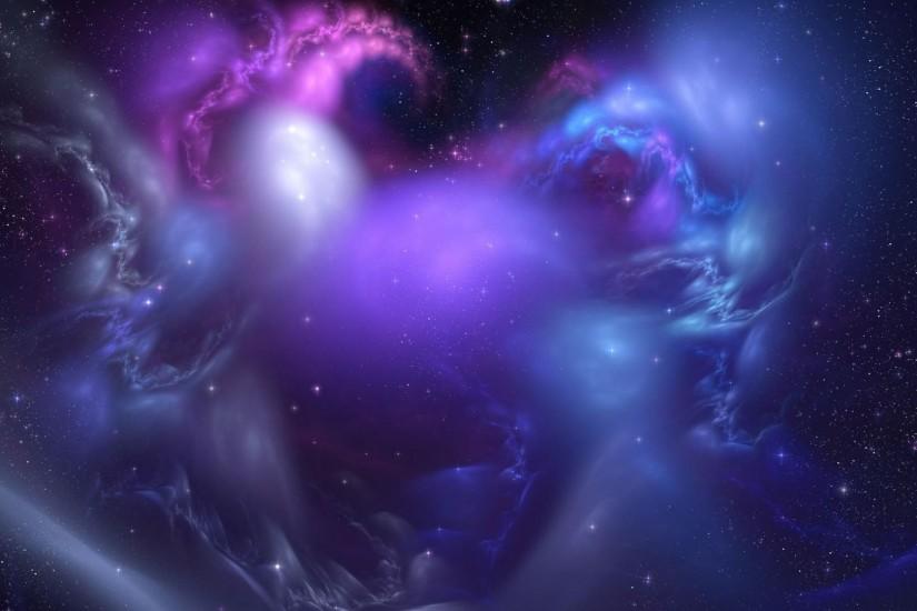 Amazing Space Blue Galaxie Galaxy Pla Purple Stars Design 1920x10