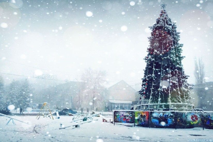 Free Winter Christmas Wallpaper Full Hd at Landscape Â» Monodomo