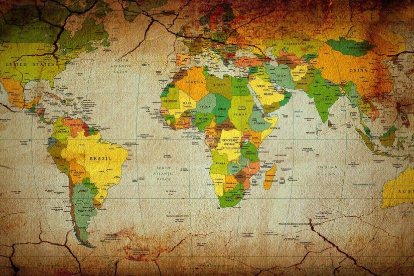 World Map Wallpaper 6254