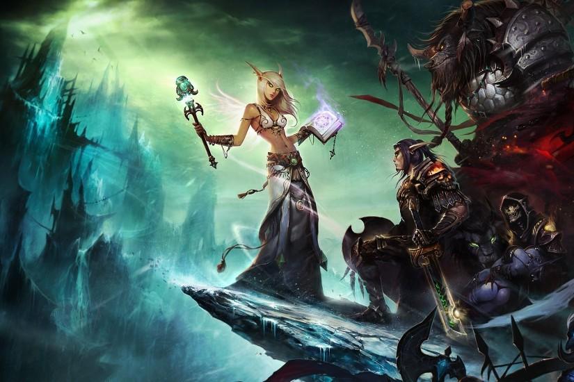 Video Game - World Of Warcraft Blood Elf Tauren (World Of Warcraft) Undead  Troll