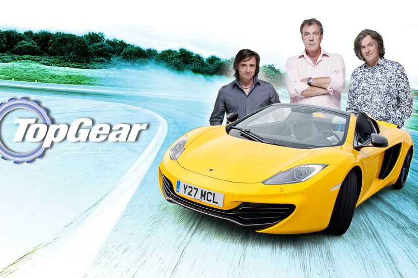 TV Show - Top Gear Richard Hammond James May Jerremy Clarkson Spider  McLaren Wallpaper