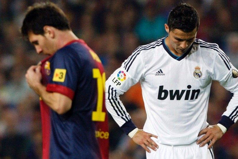 Lionel Messi Vs Cristiano Ronaldo Thinking. Wallpaper ...