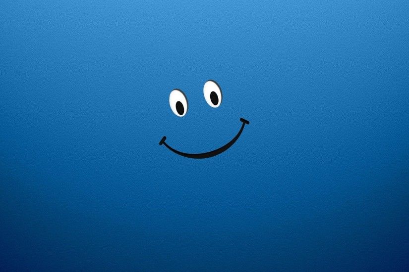 Smiley face cartoon wide desktop wallpapers