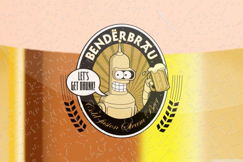 Futurama Bender Benderbrau HD Wide Wallpaper for Widescreen