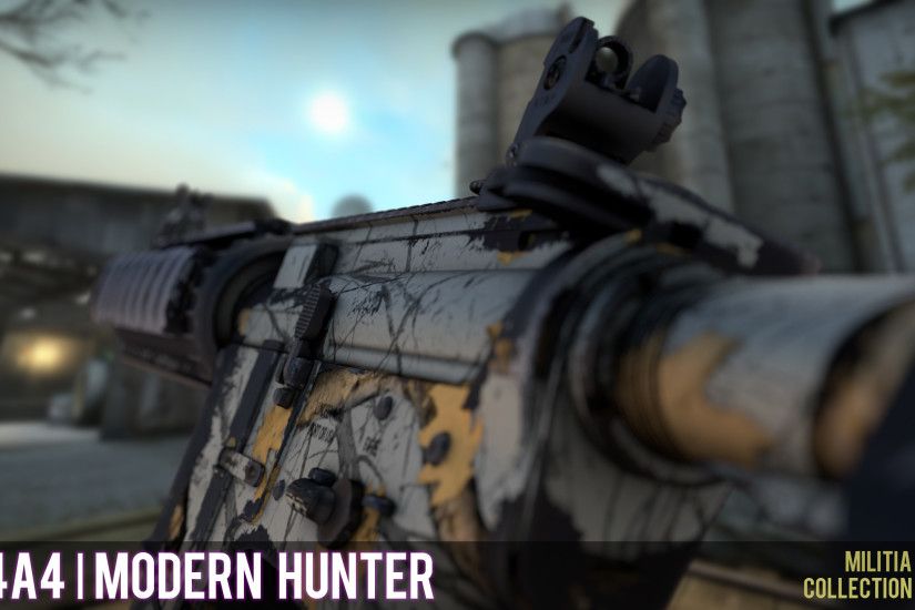 Great M4A4 Modern Hunter render wallpaper (Source in Comments) ...
