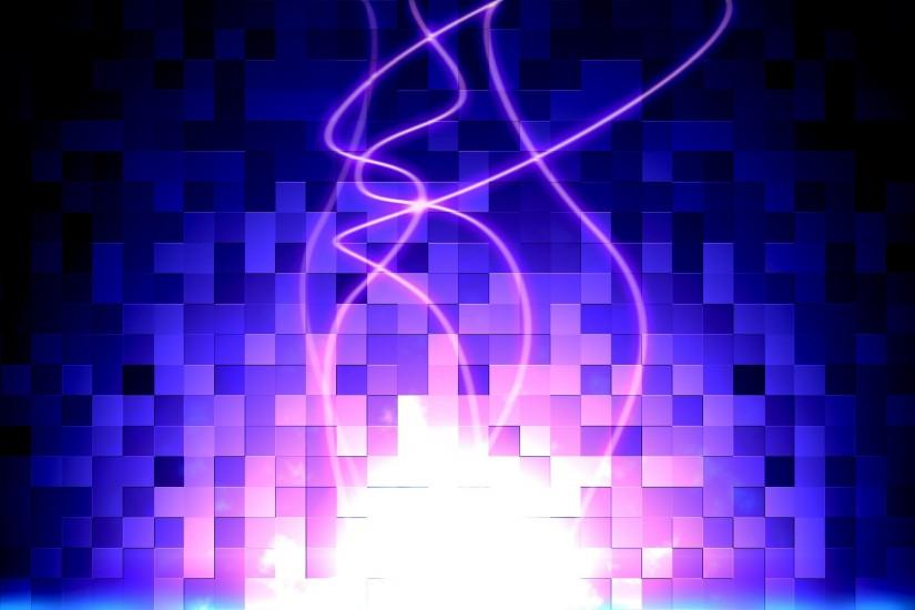 Purple Blue Abstract Cubes 3D Background Wallpaper #5455 | HD .