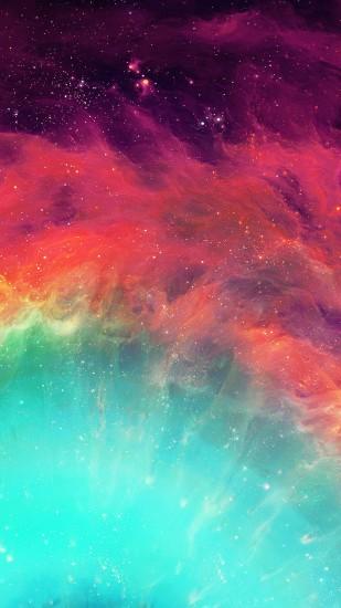 2530 11: Eye Of God Colorful Nebula Detail iPhone 7 wallpaper