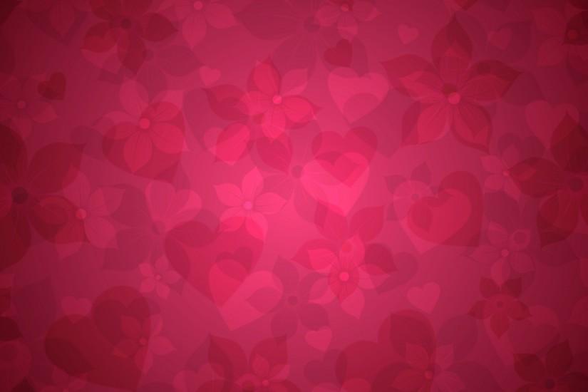 1920x1080 Wallpaper background, hearts, flowers, graphic, vivid