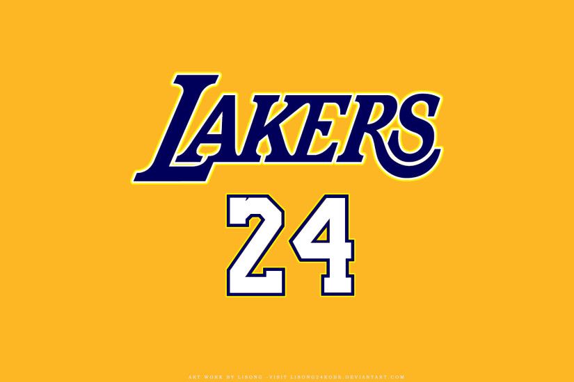Kobe Bryant 24 Lakers Background