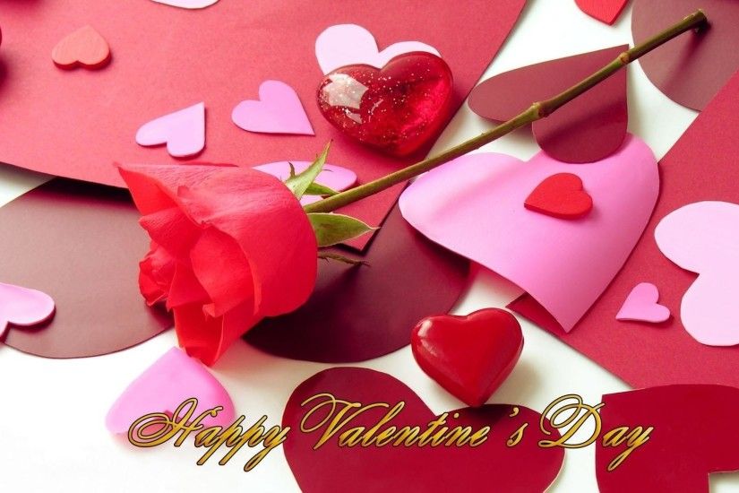 Happy Valentines Day Flower HD Wallpaper