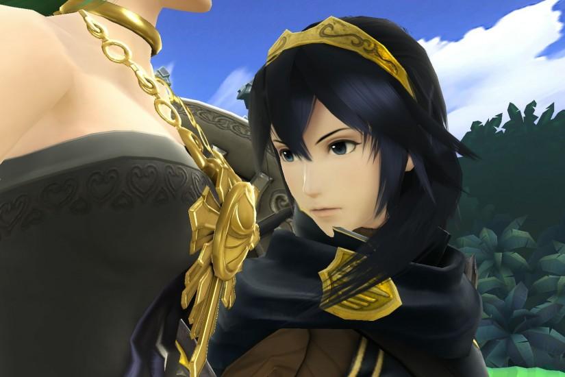 Lucina impressed by the goldchain or something else?