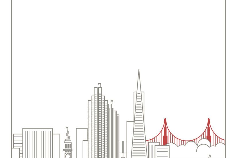 Abduzeedo's iPad wallpaper of the week - San Francisco Skyline