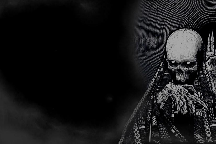 Dark horror skeleton skull occult evil wallpaper | 1920x1080 | 28014 .