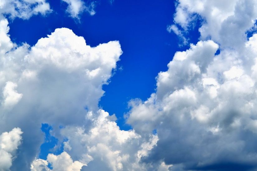 ... clouds on the blue sky HD Wallpaper 2560x1600