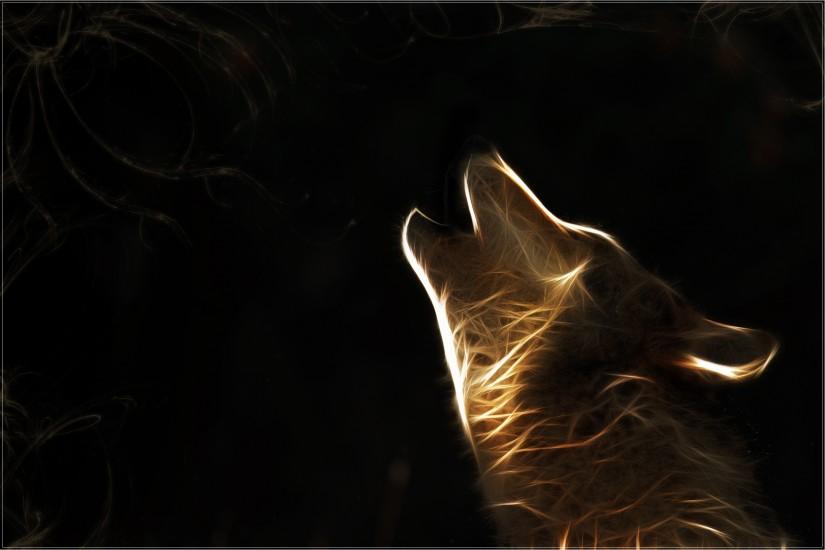 Cool Animal Wallpaper Light Wolf Cool wolf back b