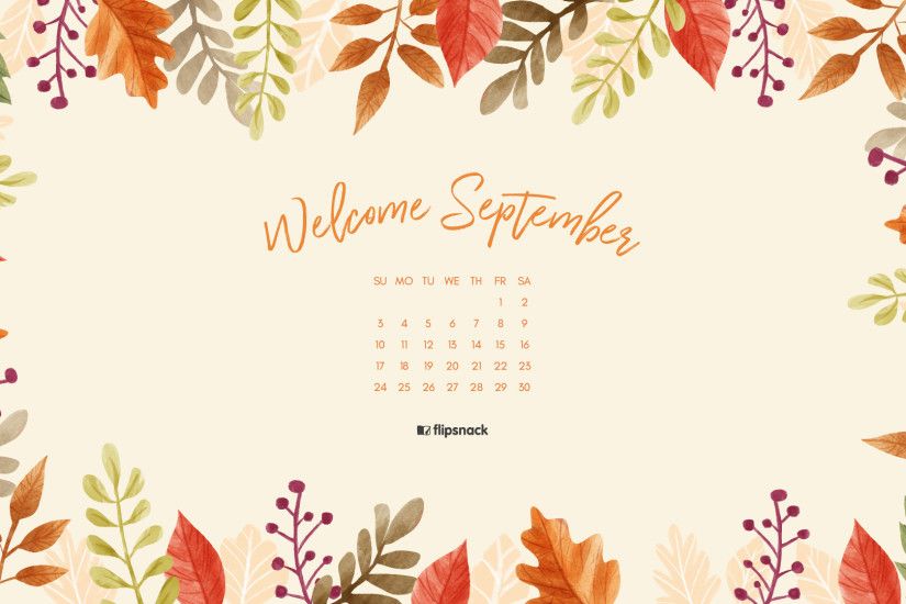 september 2017 wallpaper. Download calendar: ...