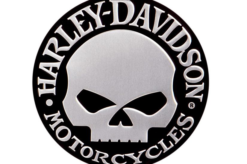 Harley Davidson Number 1 Skull Logo Background 1 HD Wallpapers