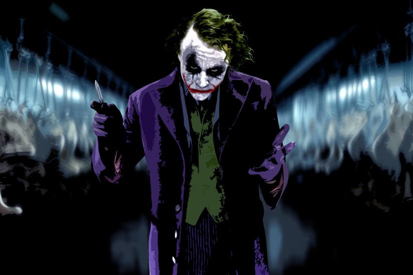 wallpaper The Joker Â· Heath Ledger