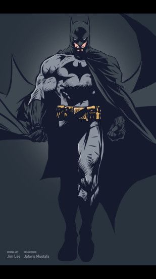 baung: “ Batman (Original art by Jim Lee) made from Adobe Ideas on iPad.
