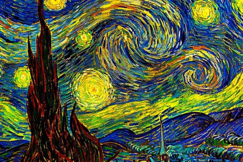 Starry Night. Beautiful iPad wallpapers