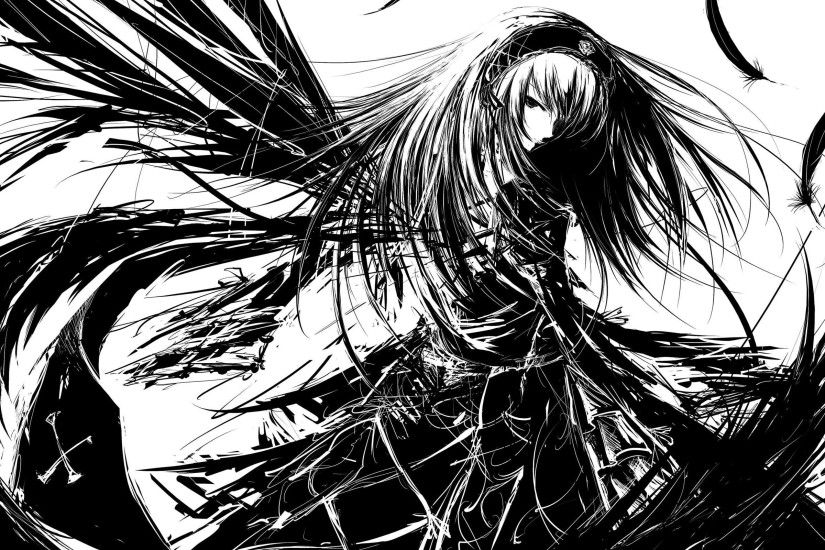 Dark Anime Angels Wallpaper #9968 Wallpaper | High Definition .