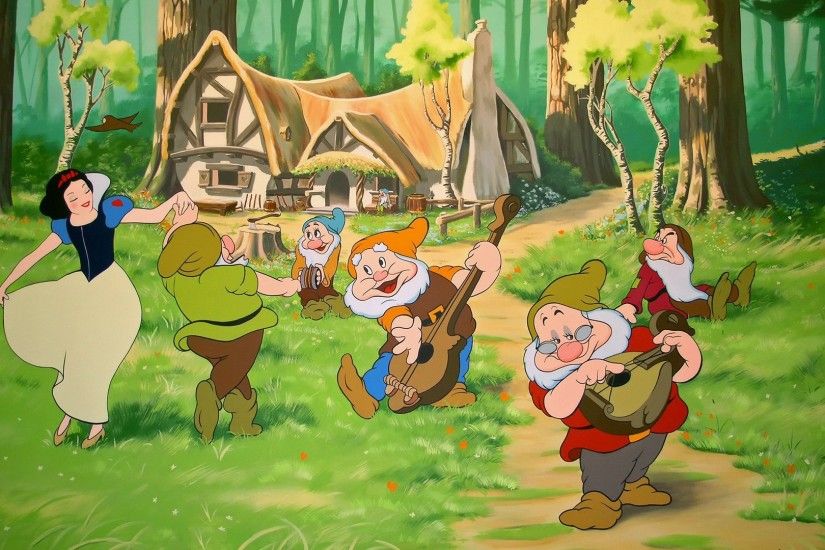 Snow White and the Seven Dwarfs Wallpaper Cartoons Anime Animated Wallpapers