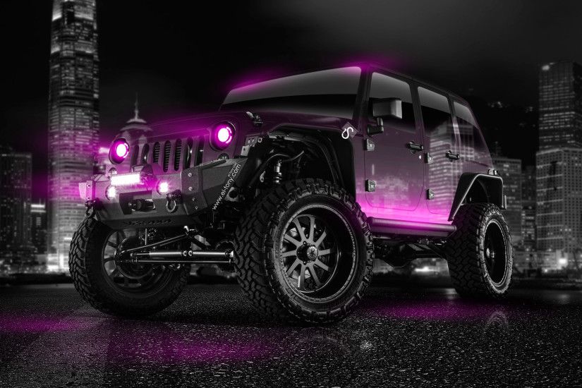 ... Jeep-Wrangler-Crystal-City-Car-2014-Pink-Neon- ...