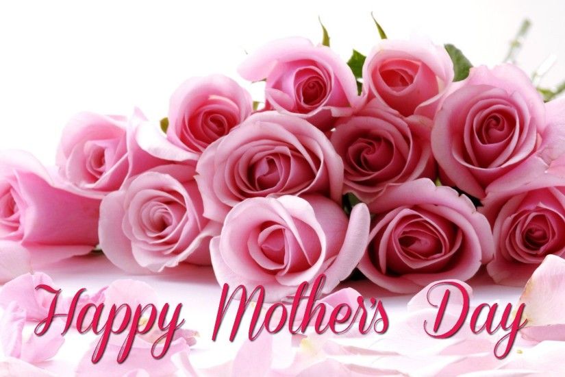 Helgdag - Mother's Day Pink Rose Flower Rose Bakgrund