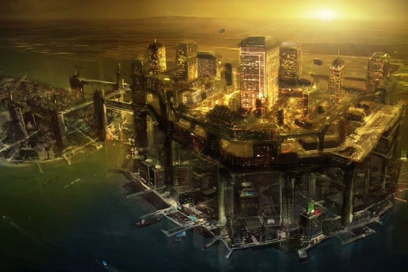 Deus Ex: Human Revolution, Concept Art Wallpaper HD