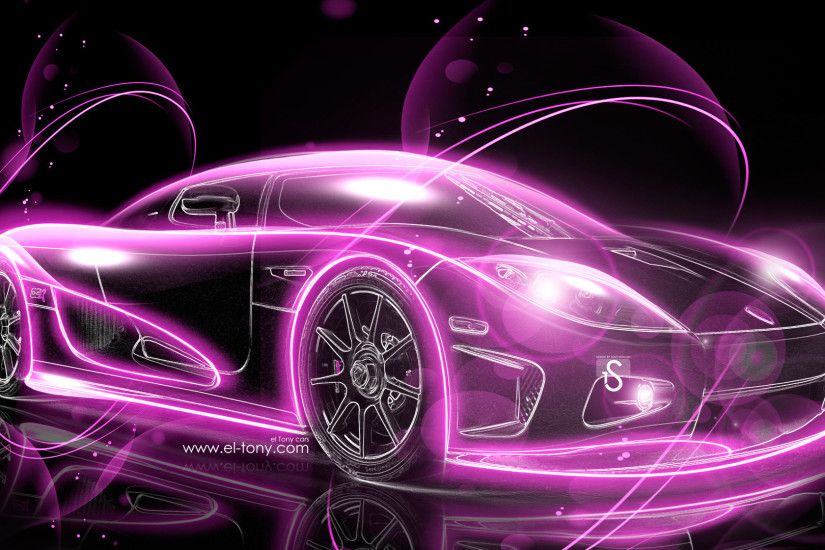 Pink Car HD wallpaper #678051 Lamborghini Gallardo Back Abstract Car design  by Tony Kokhan (95 . ...