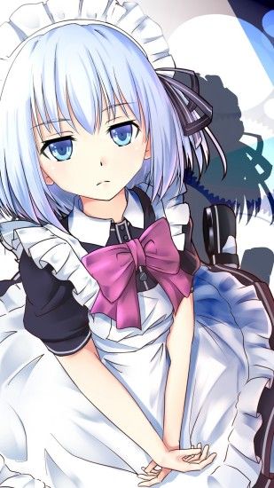 Date A Live, Tobiichi Origami, Maid Clothes, Top View, Short Hair,